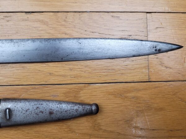 Rare baïonnette S98 ms longue 2°type - belle lame dents de scie - W02 - Erfurt - Mono matricule - Etat top ! – Image 6
