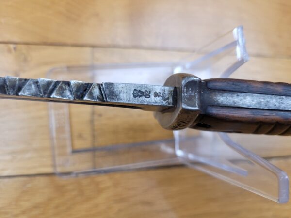 Rare baïonnette S98 ms longue 2°type - belle lame dents de scie - W02 - Erfurt - Mono matricule - Etat top ! – Image 20