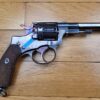 Magnifique revolver suédois 1887 - rare première fabrication Nagant en Belgique pour la Suède - en 7,5 Nagant - Mono matricule - Bronzage magique d'origine -  État superbe – Image 15