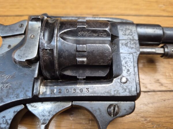 Revolver civil dit modèle 1892 d'ordonnance français – 8mm92 – Par Lamure et Gidrol – Qualité stéphanoise! – Rare catégorie D – A nettoyer mais BE / BE+ – Image 7