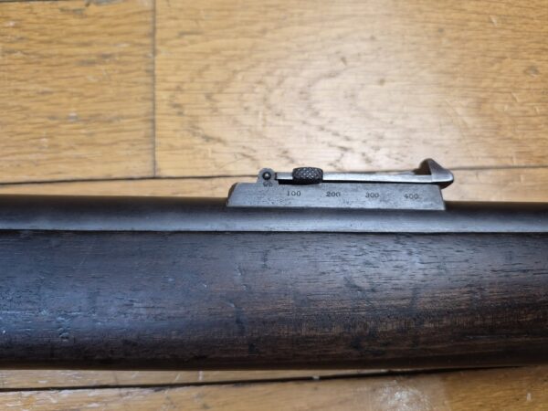 Très beau fusil Martini-Henry MKIV - Cal.577/450. d'origine - Arme de 1887 - Arsenal de Enfield - Empire britannique victorien - Rare dans cet état - TBE++ – Image 8