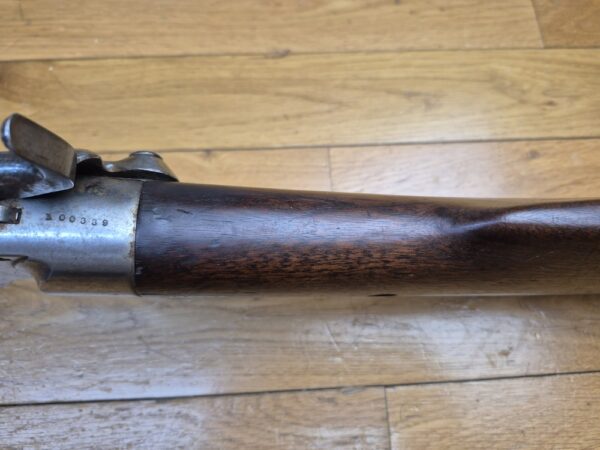 Très beau et fort peu courant Fusil Spencer 1860 New Model - Cal. 56-50 - Fabrication Spencer Boston en 1868 - Arme des Francs-Tireurs et de la Légion en 1870-1871 - Très rare en Rifle (1000/5000 exemplaires New Model) - TBE ++ – Image 23