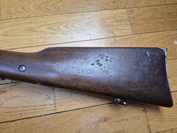 Très beau et fort peu courant Fusil Spencer 1860 New Model - Cal. 56-50 - Fabrication Spencer Boston en 1868 - Arme des Francs-Tireurs et de la Légion en 1870-1871 - Très rare en Rifle (1000/5000 exemplaires New Model) - TBE ++ – Image 34