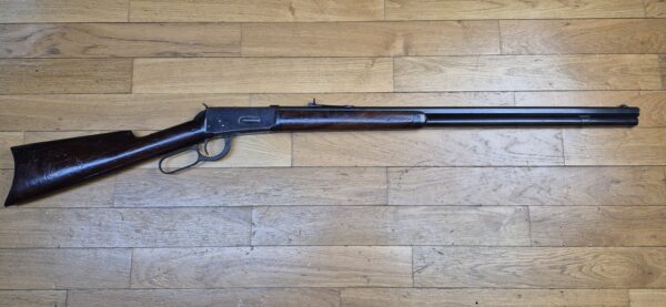 Belle et rare Winchester Model 1894 – Version rifle à canon octogonal (!) – Fabrication Winchester New Haven de ... 1896 ! – Une des toutes premières ! – Cal.38-55WCF PN! – POUDRE NOIRE – Beaux Bois – Canon superbe – Mécanisme intraitable – Très beaux marquages sur beau bronzage - Arme à nettoyer en excellent état ! – TBE + – Image 2