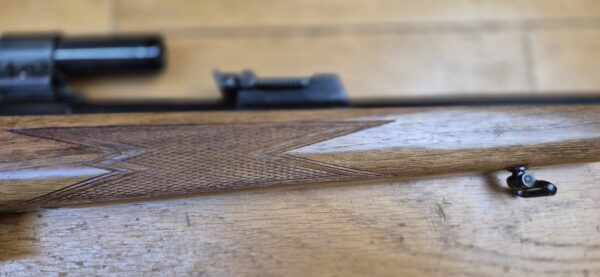 Superbe carabine de chasse et tir Walther KKJ - Cal 22 Hornet - Détente Stetcher - Chargeur 5 coups - Lunette Zielkar 4 à réticule N°1 - Haute précision - Arme de 1959 -  État excellent - TBE + – Image 9