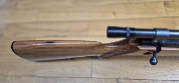 Superbe carabine de chasse et tir Walther KKJ - Cal 22 Hornet - Détente Stetcher - Chargeur 5 coups - Lunette Zielkar 4 à réticule N°1 - Haute précision - Arme de 1959 -  État excellent - TBE + – Image 20