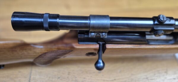 Superbe carabine de chasse et tir Walther KKJ - Cal 22 Hornet - Détente Stetcher - Chargeur 5 coups - Lunette Zielkar 4 à réticule N°1 - Haute précision - Arme de 1959 -  État excellent - TBE + – Image 22