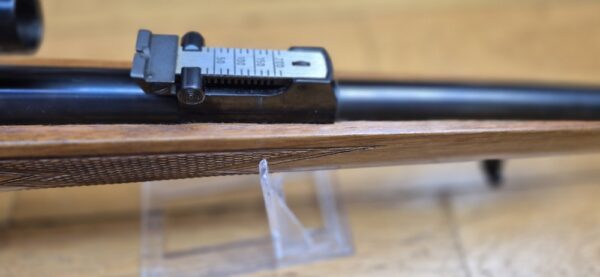 Superbe carabine de chasse et tir Walther KKJ - Cal 22 Hornet - Détente Stetcher - Chargeur 5 coups - Lunette Zielkar 4 à réticule N°1 - Haute précision - Arme de 1959 -  État excellent - TBE + – Image 25