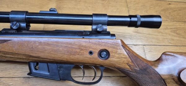 Superbe carabine de chasse et tir Walther KKJ - Cal 22 Hornet - Détente Stetcher - Chargeur 5 coups - Lunette Zielkar 4 à réticule N°1 - Haute précision - Arme de 1959 -  État excellent - TBE + – Image 32