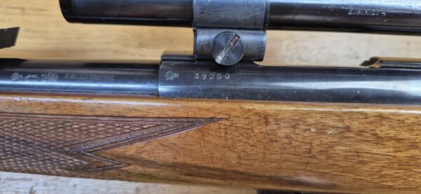 Superbe carabine de chasse et tir Walther KKJ - Cal 22 Hornet - Détente Stetcher - Chargeur 5 coups - Lunette Zielkar 4 à réticule N°1 - Haute précision - Arme de 1959 -  État excellent - TBE + – Image 33