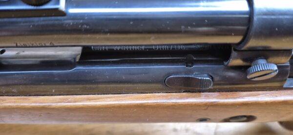Superbe carabine de chasse et tir Walther KKJ - Cal 22 Hornet - Détente Stetcher - Chargeur 5 coups - Lunette Zielkar 4 à réticule N°1 - Haute précision - Arme de 1959 -  État excellent - TBE + – Image 35