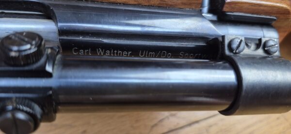 Superbe carabine de chasse et tir Walther KKJ - Cal 22 Hornet - Détente Stetcher - Chargeur 5 coups - Lunette Zielkar 4 à réticule N°1 - Haute précision - Arme de 1959 -  État excellent - TBE + – Image 36
