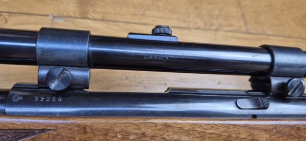 Superbe carabine de chasse et tir Walther KKJ - Cal 22 Hornet - Détente Stetcher - Chargeur 5 coups - Lunette Zielkar 4 à réticule N°1 - Haute précision - Arme de 1959 -  État excellent - TBE + – Image 37