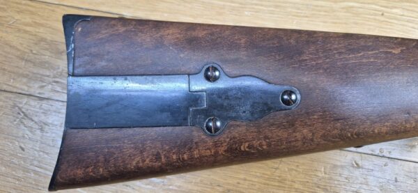 Très belle carabine Gallagher - Poudre noire et cartouches métalliques - Cal .54 - Arme de cavalerie de l'Union durant la Guerre de Sécession et de la guerre franco-prussienne de 1870-1871 -  Rare fabrication Erma à canon Lothar Walther pour Navy Arms - Arme de 1978 très rare et en excellent état - TBE ++ – Image 4