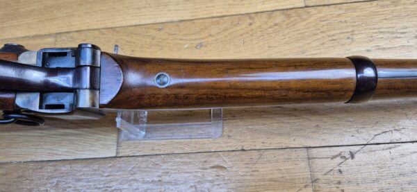 Très belle carabine de Cavalerie Sharps modèle 1863 - Fabrication de qualité IAB Marcheno - Arme à poudre noire  - Cal.54 - Arme de 1977 - Réplique peu courante et en excellent état - TBE++ – Image 12