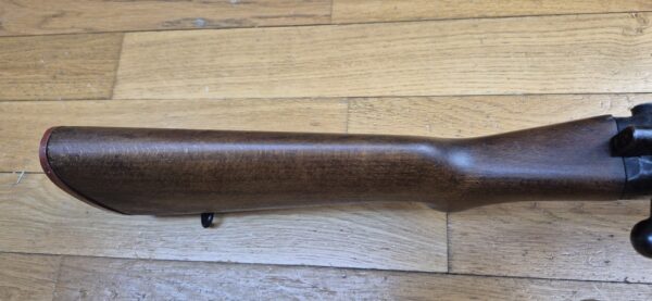 Beau Fusil Lee-Enfield N°8 MKI - Arme d'entrainement réglementaire britannique - Cal .22LR - Fabrication Fazakerley de 1952 - Bel exemplaire militaire "civilisé" - Dioptre militaire de qualité - Très beau canon et bonne mécanique - beau bois - TBE – Image 13