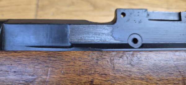 Beau Fusil Lee-Enfield N°8 MKI - Arme d'entrainement réglementaire britannique - Cal .22LR - Fabrication Fazakerley de 1952 - Bel exemplaire militaire "civilisé" - Dioptre militaire de qualité - Très beau canon et bonne mécanique - beau bois - TBE – Image 28
