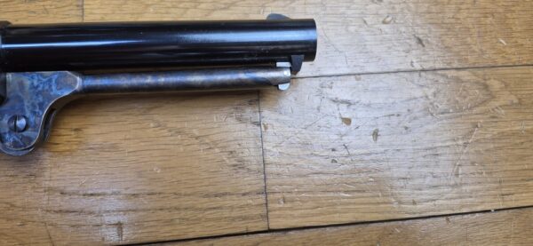 Beau revolver Colt 1847 - Modèle Dragoon 1er Model - Rare variante "USMR" en barillet - Fabrication Uberti - Arme de 1991 - 6 coups - Cal .44 - Poudre noire - Bonne fabrication début des années 90 - TBE – Image 6