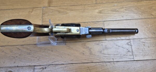 Beau revolver Colt 1847 - Modèle Dragoon 1er Model - Rare variante "USMR" en barillet - Fabrication Uberti - Arme de 1991 - 6 coups - Cal .44 - Poudre noire - Bonne fabrication début des années 90 - TBE – Image 7
