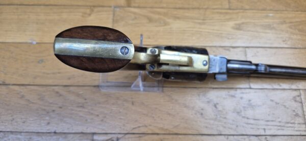 Beau revolver Colt 1847 - Modèle Dragoon 1er Model - Rare variante "USMR" en barillet - Fabrication Uberti - Arme de 1991 - 6 coups - Cal .44 - Poudre noire - Bonne fabrication début des années 90 - TBE – Image 8