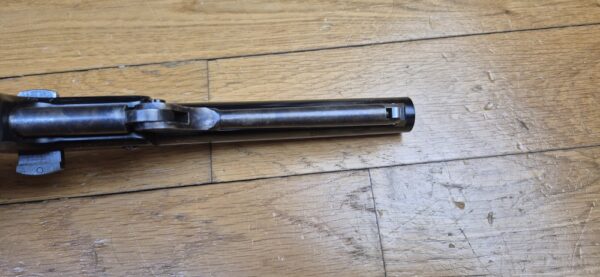 Beau revolver Colt 1847 - Modèle Dragoon 1er Model - Rare variante "USMR" en barillet - Fabrication Uberti - Arme de 1991 - 6 coups - Cal .44 - Poudre noire - Bonne fabrication début des années 90 - TBE – Image 11