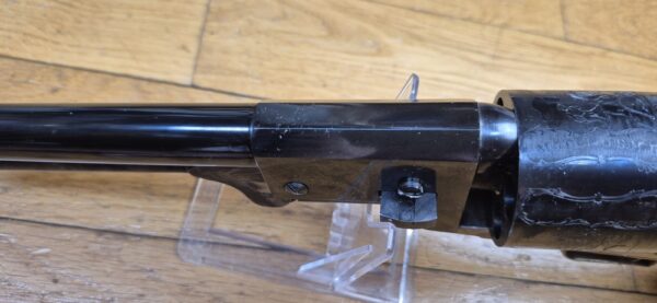 Beau revolver Colt 1847 - Modèle Dragoon 1er Model - Rare variante "USMR" en barillet - Fabrication Uberti - Arme de 1991 - 6 coups - Cal .44 - Poudre noire - Bonne fabrication début des années 90 - TBE – Image 15