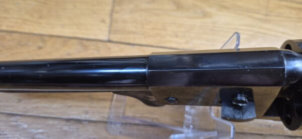 Beau revolver Colt 1847 - Modèle Dragoon 1er Model - Rare variante "USMR" en barillet - Fabrication Uberti - Arme de 1991 - 6 coups - Cal .44 - Poudre noire - Bonne fabrication début des années 90 - TBE – Image 16
