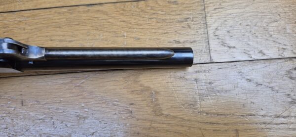 Énorme Révolver Colt Walker - Cal .44 PN - Fabrication Army San Marco de 1989 - Bronzage et jaspage superbes et présents à 100% - Excellente mécanique - Énorme canon 9 pouces avec rayures bien nettes - Très peu tiré - TBE- – Image 11