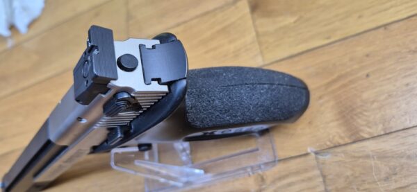 Très bon pistolet de tir Hammerli - Modèle X-ESSE Sport - Cal. 22LR - Qualité suisse mais Made in Germany !- Excellent outil d'entrainement - Avec sa mallette d'origine et marqueur de chambre - A nettoyer - TBE – Image 10