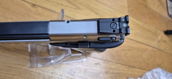Très bon pistolet de tir Hammerli - Modèle X-ESSE Sport - Cal. 22LR - Qualité suisse mais Made in Germany !- Excellent outil d'entrainement - Avec sa mallette d'origine et marqueur de chambre - A nettoyer - TBE – Image 11