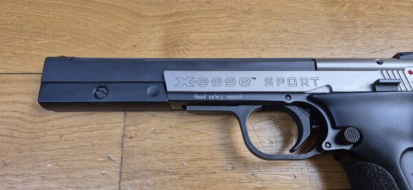 Très bon pistolet de tir Hammerli - Modèle X-ESSE Sport - Cal. 22LR - Qualité suisse mais Made in Germany !- Excellent outil d'entrainement - Avec sa mallette d'origine et marqueur de chambre - A nettoyer - TBE – Image 19
