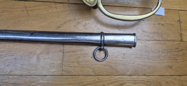Épée d'officier du Service de Santé des Armées - Modèle 1872 - Lame à double gorge conforme au règlement - Clavette fonctionnelle - Fourreau conforme et au modèle - Vers 1885-1910 - TBE – Image 10
