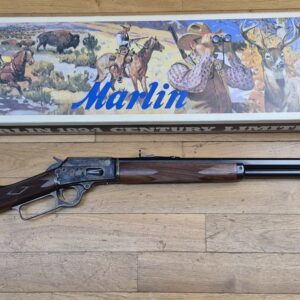 Exceptionnelle carabine à levier sous garde Marlin modèle 1894 S – Rare série commémorative "1894 CENTURY LIMITED" - Exemplaire 2.152 sur 2.500 produites seulement - Arme de 1994 - Poinçon 'JM' pour Marlin par Marlin - Cal. .44-40WCF – 9+1 coups – Bois de noyer de grade supérieur – Mécanique de rêve – Canon de 62 cm Micro-grooves somptueux – Boite d'origine en TBE ausssi et documents - Pièce d'exception en état neuf - TBE+++