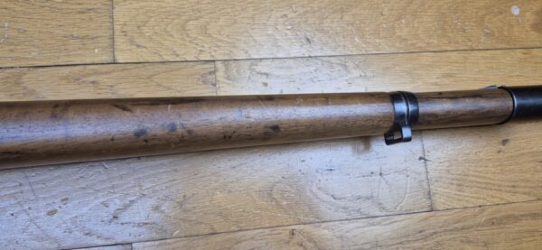 Belle carabine K98 - Période III° Reich - Code BYF 43 - Fabrication Mauser Oberndorf de 1943 - Mono-matricule - Superbe état mécanique - Crosse réparée - Beau canon - Très belle rayures - Belle arme 100% période - TBE – Image 14
