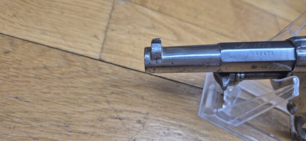 Bon revolver réglementaire Modèle 1873 - calibre 11mm73 - intégralement mono matricule - Encore du jaune paille - MAS en 1878 - Bonne mécanique, beau canon et belles chambres - BE – Image 14
