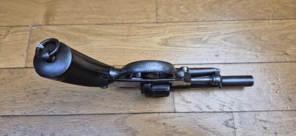 Bon révolver d'officier modèle 1874 - Arme intégralement mono-matricule jusqu'aux plaquettes - MAS en 1878 - Bon canon - Rebronzé - Très bonne mécanique - BE/BE+ – Image 7