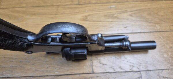 Bon révolver d'officier modèle 1874 - Arme intégralement mono-matricule jusqu'aux plaquettes - MAS en 1878 - Bon canon - Rebronzé - Très bonne mécanique - BE/BE+ – Image 8