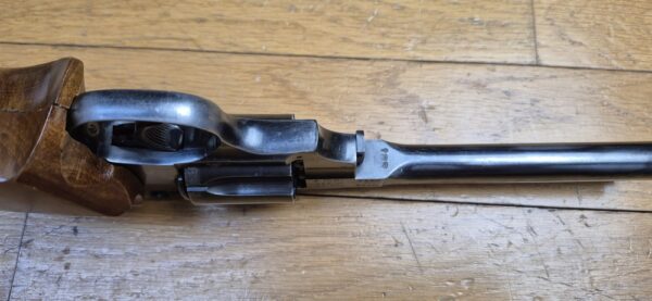 Rare revolver soviétique TOZ-36 - Arme de compétition simple action en Système Nagant - Cal. 7,62x38 Nagant - Tula - 6 Coups (et pas 7!) - Poignée compétition - Arme très rare en TBE. – Image 11