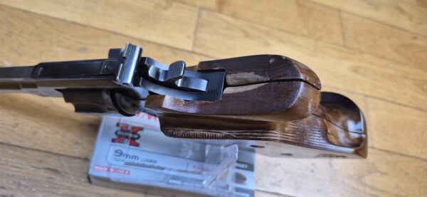 Rare revolver soviétique TOZ-36 - Arme de compétition simple action en Système Nagant - Cal. 7,62x38 Nagant - Tula - 6 Coups (et pas 7!) - Poignée compétition - Arme très rare en TBE. – Image 15