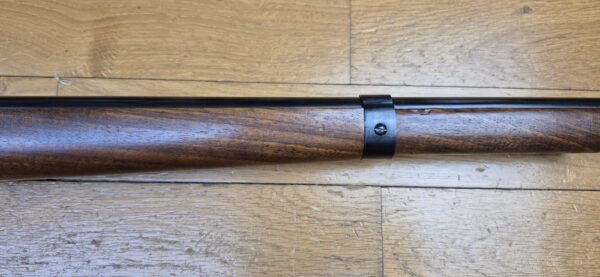 Rare carabine d'entrainement Heym 52 - Arme similaire au modèle "Police 1952" - Cal .22 LR - Production Heym très limitée vers 1955 - Bois de noyer superbe - Bretelle d'origine - Quasi neuve - TBE++ – Image 6