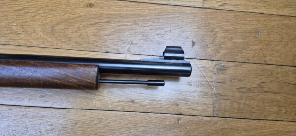 Rare carabine d'entrainement Heym 52 - Arme similaire au modèle "Police 1952" - Cal .22 LR - Production Heym très limitée vers 1955 - Bois de noyer superbe - Bretelle d'origine - Quasi neuve - TBE++ – Image 7