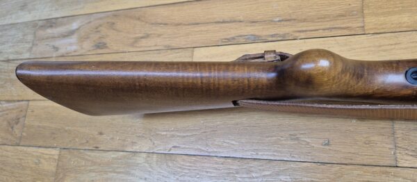 Rare carabine d'entrainement Heym 52 - Arme similaire au modèle "Police 1952" - Cal .22 LR - Production Heym très limitée vers 1955 - Bois de noyer superbe - Bretelle d'origine - Quasi neuve - TBE++ – Image 8