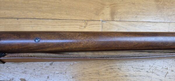 Rare carabine d'entrainement Heym 52 - Arme similaire au modèle "Police 1952" - Cal .22 LR - Production Heym très limitée vers 1955 - Bois de noyer superbe - Bretelle d'origine - Quasi neuve - TBE++ – Image 10