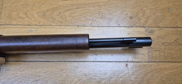 Rare carabine d'entrainement Heym 52 - Arme similaire au modèle "Police 1952" - Cal .22 LR - Production Heym très limitée vers 1955 - Bois de noyer superbe - Bretelle d'origine - Quasi neuve - TBE++ – Image 12
