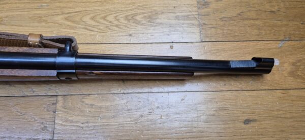 Rare carabine d'entrainement Heym 52 - Arme similaire au modèle "Police 1952" - Cal .22 LR - Production Heym très limitée vers 1955 - Bois de noyer superbe - Bretelle d'origine - Quasi neuve - TBE++ – Image 19