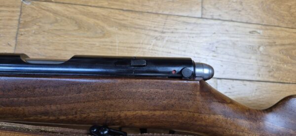 Rare carabine d'entrainement Heym 52 - Arme similaire au modèle "Police 1952" - Cal .22 LR - Production Heym très limitée vers 1955 - Bois de noyer superbe - Bretelle d'origine - Quasi neuve - TBE++ – Image 24