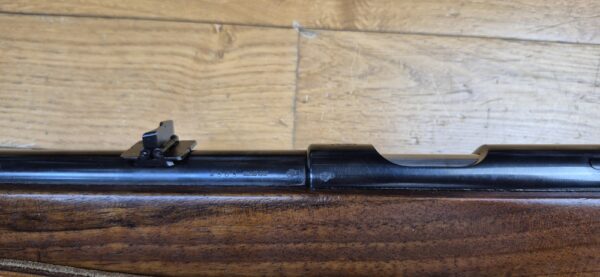 Rare carabine d'entrainement Heym 52 - Arme similaire au modèle "Police 1952" - Cal .22 LR - Production Heym très limitée vers 1955 - Bois de noyer superbe - Bretelle d'origine - Quasi neuve - TBE++ – Image 26