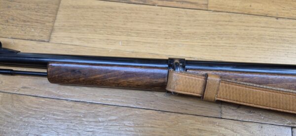 Rare carabine d'entrainement Heym 52 - Arme similaire au modèle "Police 1952" - Cal .22 LR - Production Heym très limitée vers 1955 - Bois de noyer superbe - Bretelle d'origine - Quasi neuve - TBE++ – Image 28