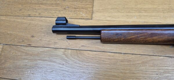 Rare carabine d'entrainement Heym 52 - Arme similaire au modèle "Police 1952" - Cal .22 LR - Production Heym très limitée vers 1955 - Bois de noyer superbe - Bretelle d'origine - Quasi neuve - TBE++ – Image 29