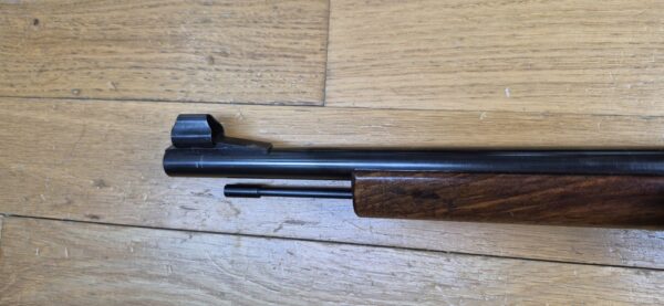 Rare carabine d'entrainement Heym 52 - Arme similaire au modèle "Police 1952" - Cal .22 LR - Production Heym très limitée vers 1955 - Bois de noyer superbe - Bretelle d'origine - Quasi neuve - TBE++ – Image 30